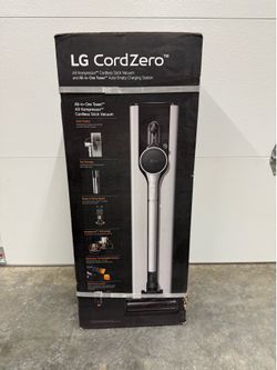 LG CordZero A931 - Cordless Stick Vacuum Cleaner with Auto-Empty Base, 60 Minute Runtime, Rechargeable Battery, Dual Floor Max Nozzle, Lightweight, Po