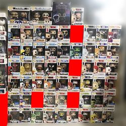Various Funko Pops (worth $2500+)