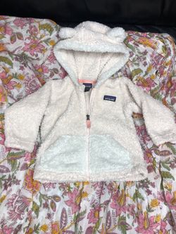 Patagonia Baby Fleece Hoodie Sweater Size 6/12