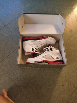 Retro 5 Fire Red