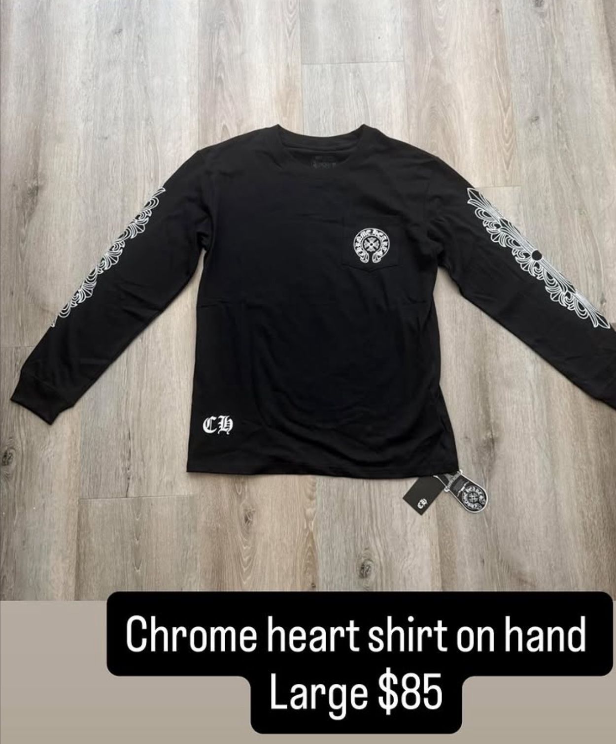 Chrome Heart Shirt On Hand New 