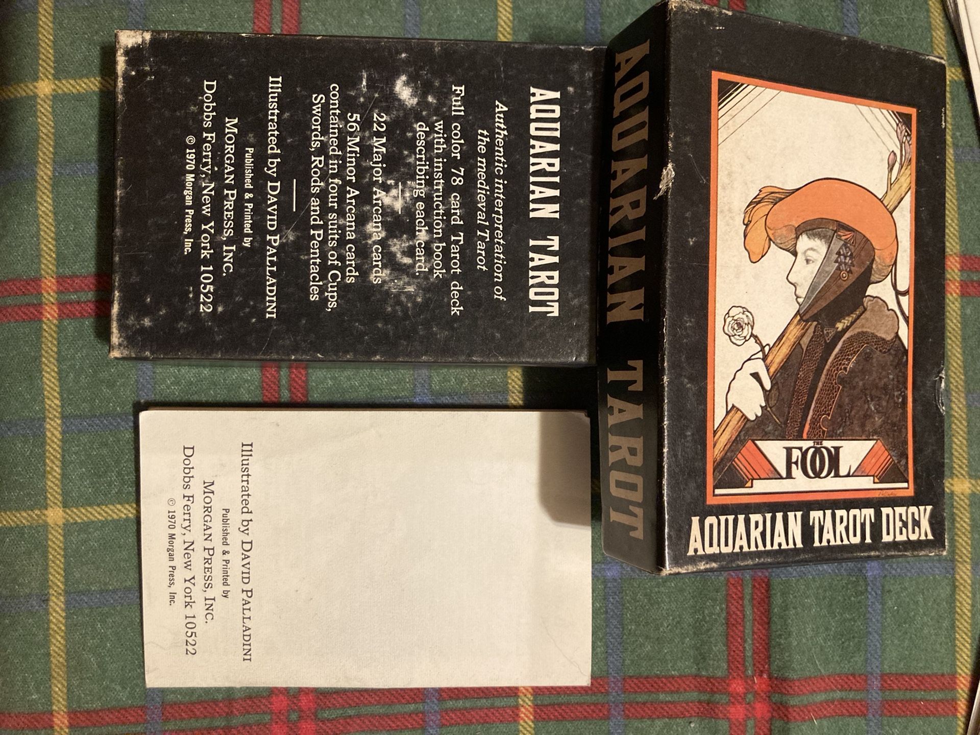 VINTAGE 1970 AQUARIAN TAROT 1970ビンテージ MORGAN PRESS Aquarian