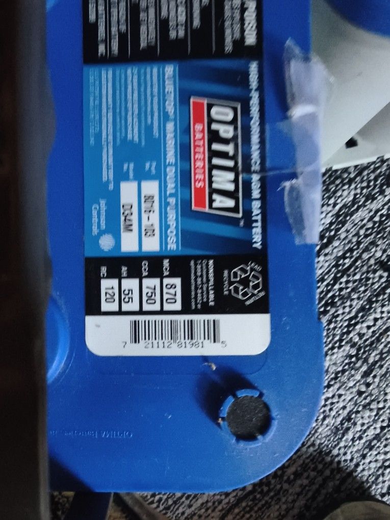 4 New. OPTIMA BLUE TOP