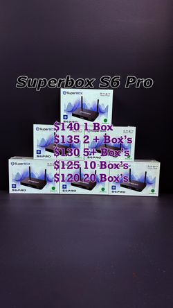 Superbox S6 pro new 2024 Model Wholesale reseller S6 Ultra super box
