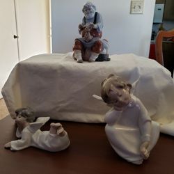 Lladro Santa. And Angels