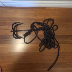 Grappling Hook With Rope