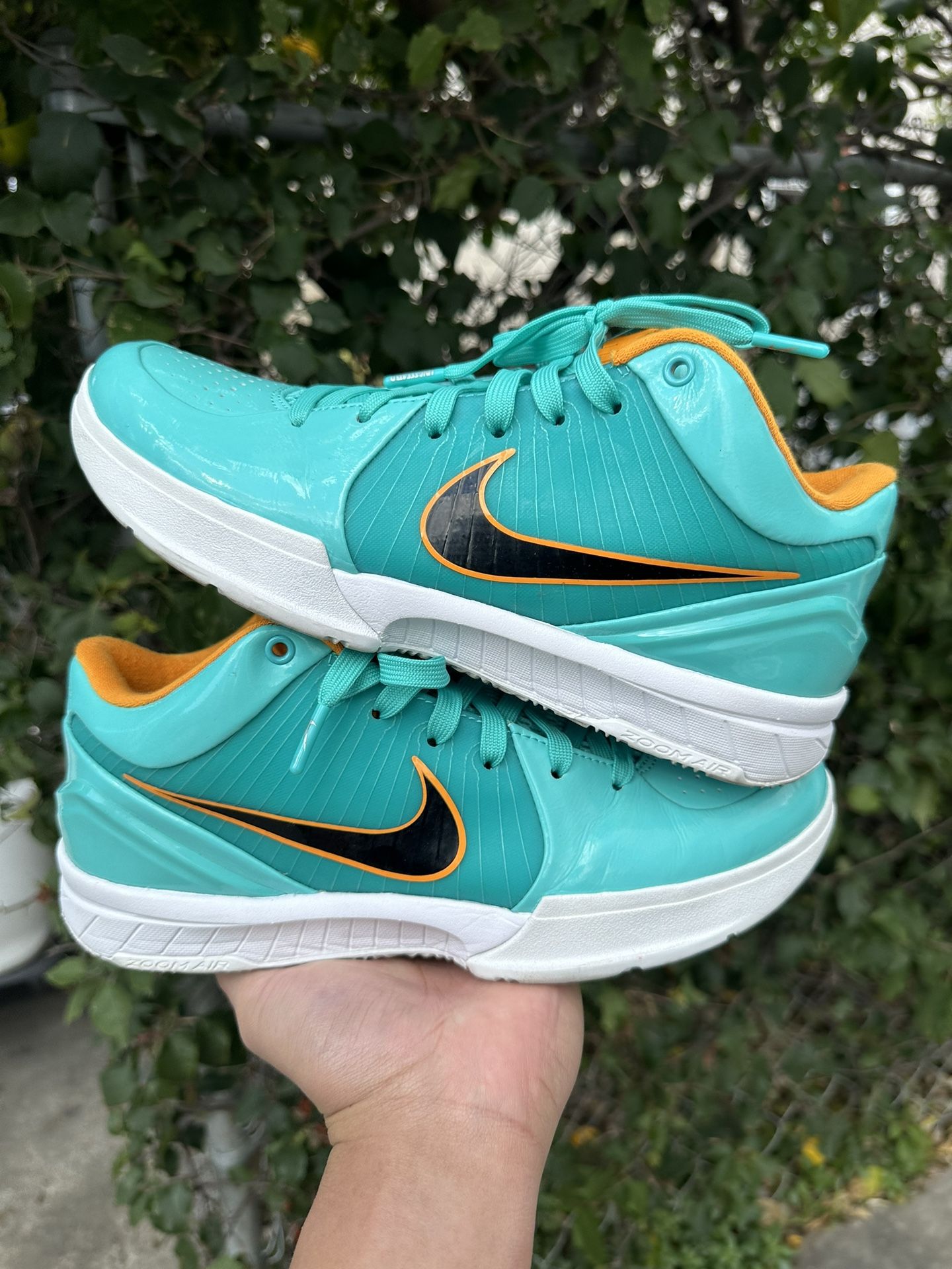 Kobe 4 Protro Undefeated San Antonio Spurs Aqua