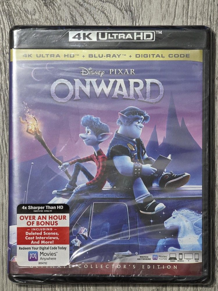 ONWARD BLU-RAY DVD IN 4K