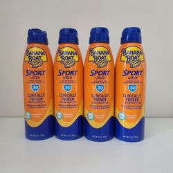 4 Banana Boat Sunscreen Spray