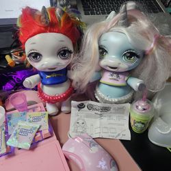 2 Poopsie LOL Unicorn  Dolls With Accessories 