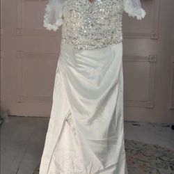 Vestido De Novia Blanco Size S