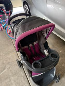 Stroller Black and Purple