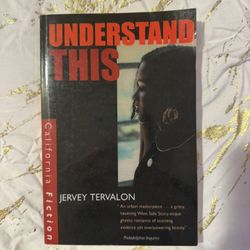 Book Understand This By Jervey Tervalon