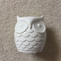 Yankee owl tea light candle holder with tea light