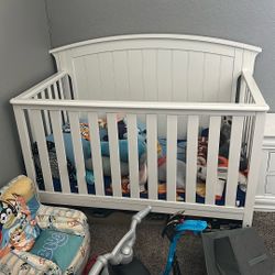 Crib And Changing Table