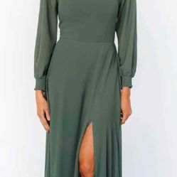 Forest green dress (Brand new) 