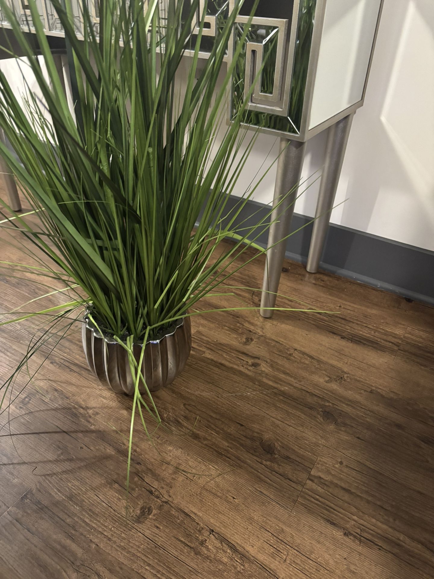Silver Base Tall Plant