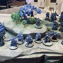 Space Marines Warhammer  40k 3d Printed Models 