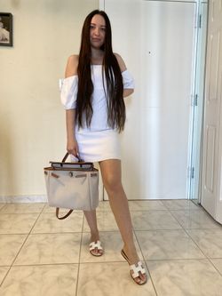White Mini Dress Small Size