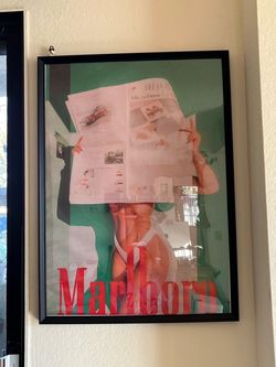 Framed Marlboro Canvas