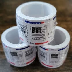 3 Rolls *SEALED* USPS Forever Postage Stamps