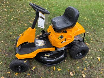 Cub cadet ride on mower 30”
