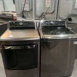 🔥 LG TOP LOAD WASHER & ELECTRIC DRYER 🔥