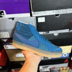 DS Nike SB Zoom Blazer Mid PRM Green Abyss Gum size 6M 7.5W