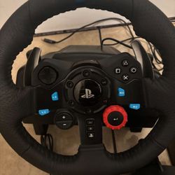 G29 Ps5 Steering Wheel And Pedals 