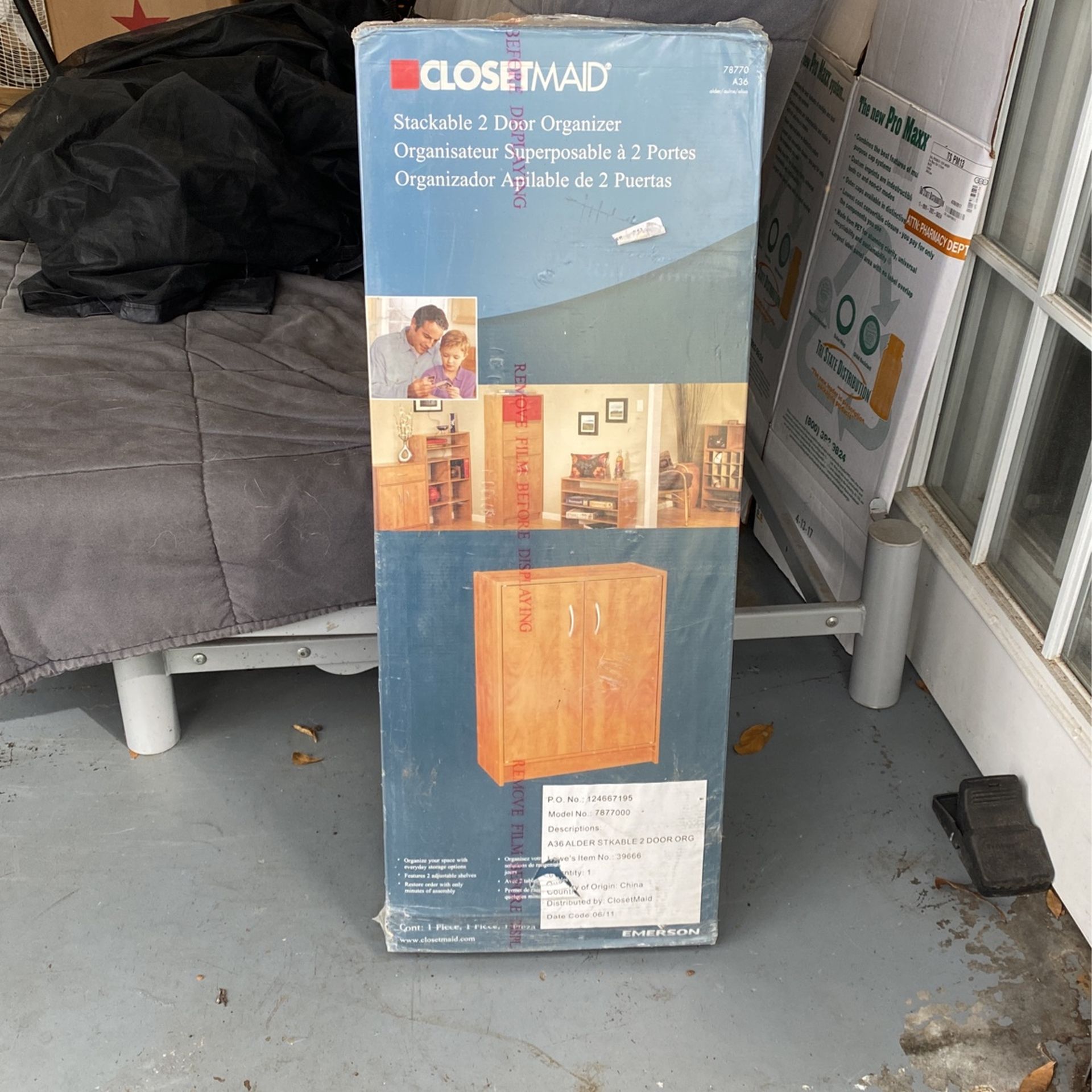 CLOSETMAID Stackable 2 Door Organizer