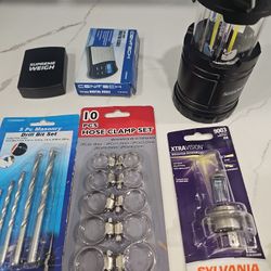 New Digital Scale Drill Bit 10 New Hose Clamp Set New Lamp Extra Vison 