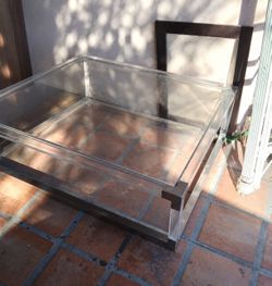 Glass & Acrylic Modern Coffee Table