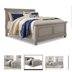 King Sleigh Bed Frame