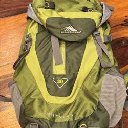 High Sierra Lighting 30 Hiking Backpack New 