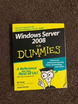 Windows server 2008 for dummies