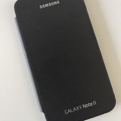 Samsung, Charcoal Galaxy Note II Light Weight Folio Phone Case Cover