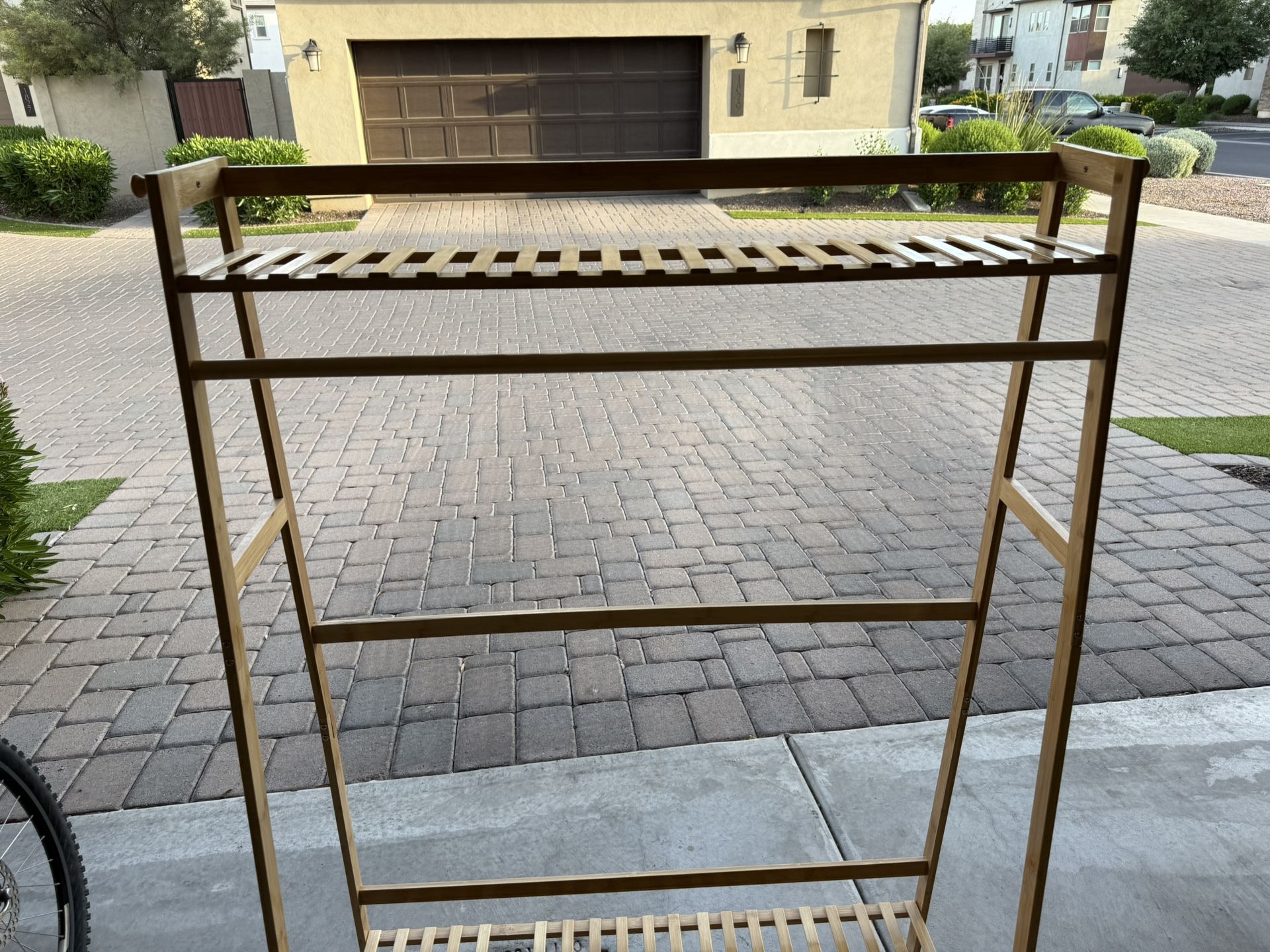 Bamboo Storage Rack / Organizer Shelf
