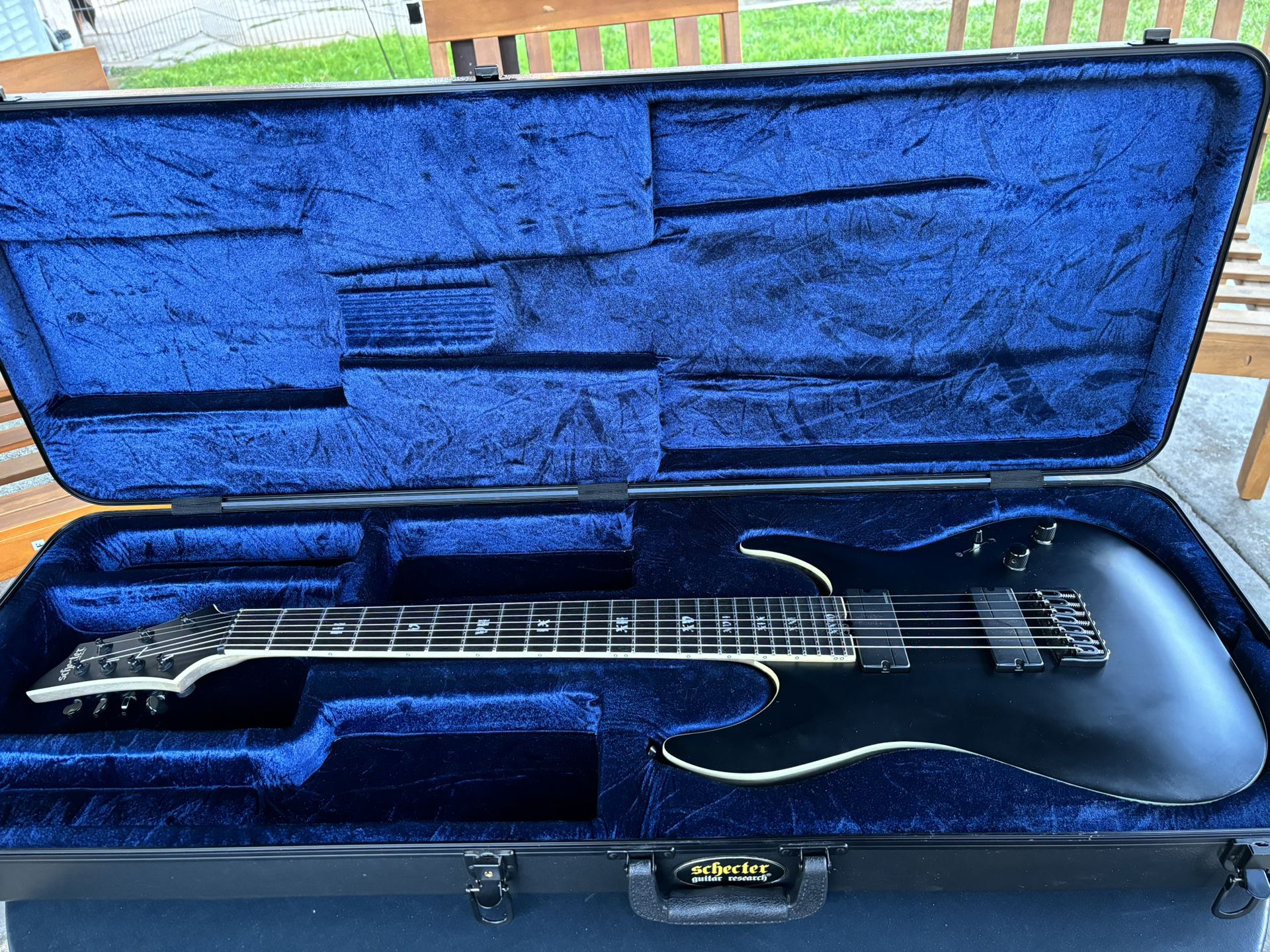 Schecter Guitar and Case For Sale