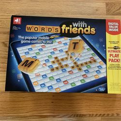 Words With Friends Board Game (2012, Hasbro, Zynga) Complete