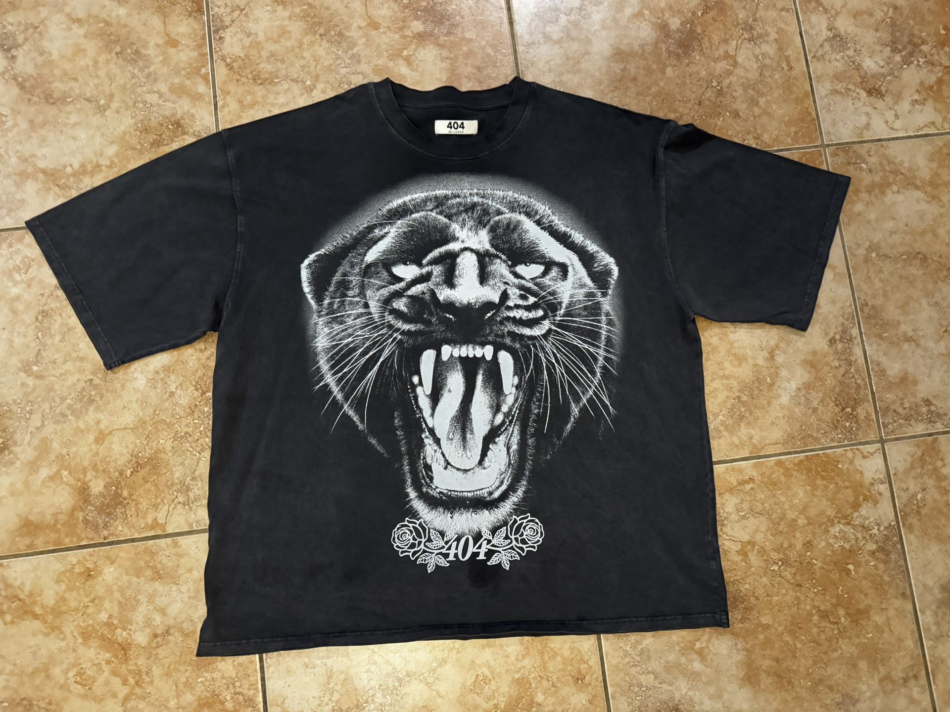 404 Brand Oversized Panther Tee 3XL