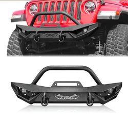 JROAD Front Bumper designed for the Jeep Wrangler JL (2018–2025) and Gladiator JT (2020–2025).