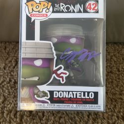 Autographed Funko POP! - Ninja Turtles: Donatello | Signed by Cory Smith