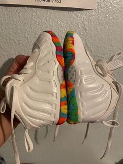 Nike Foamposite fruity pebbles size 7 c toddler