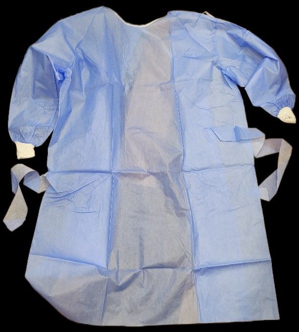 Medical Gown Blue Level 3 Large Great For Halloween