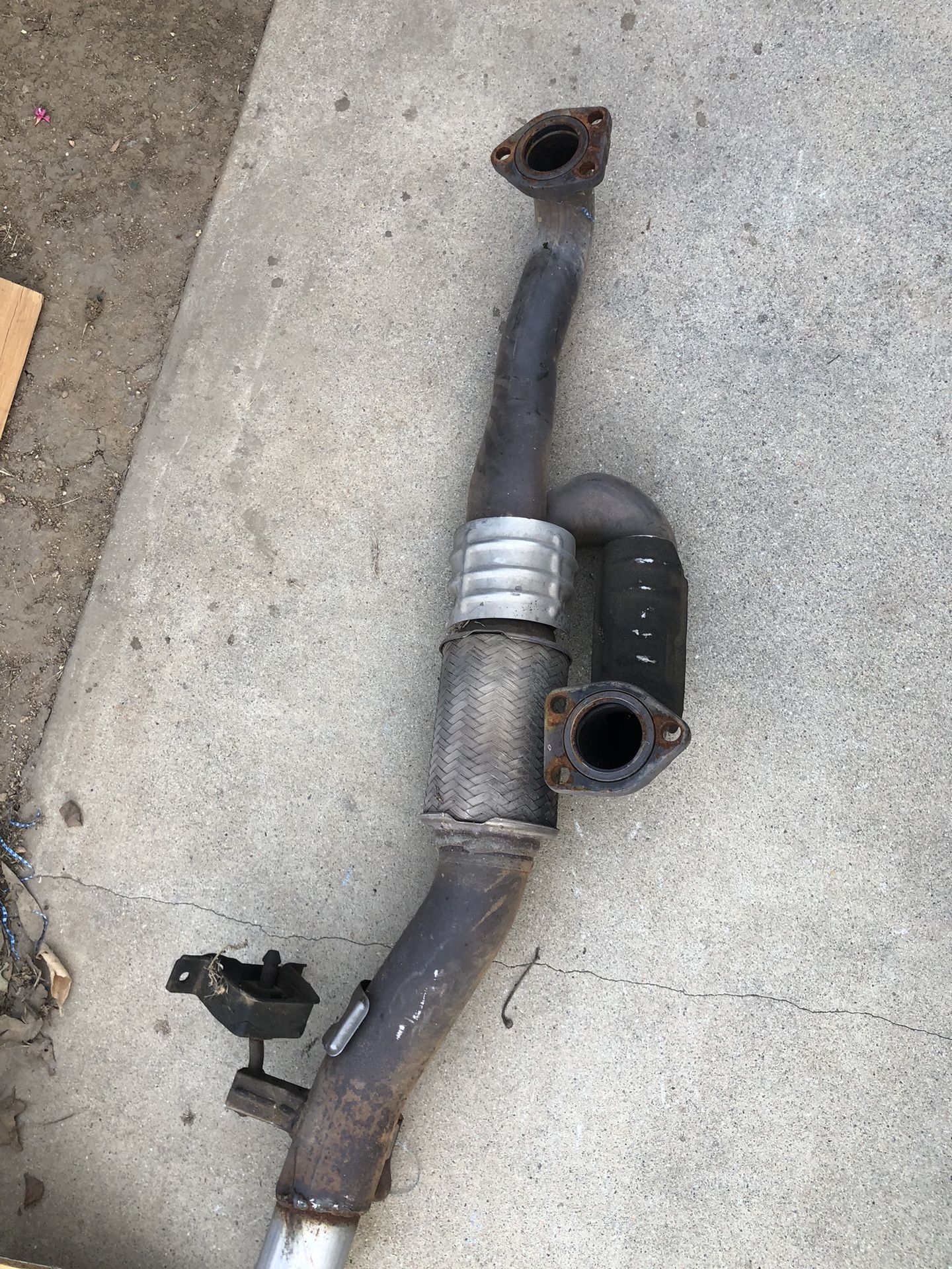 J Pipe Straight Pipe Exhaust 