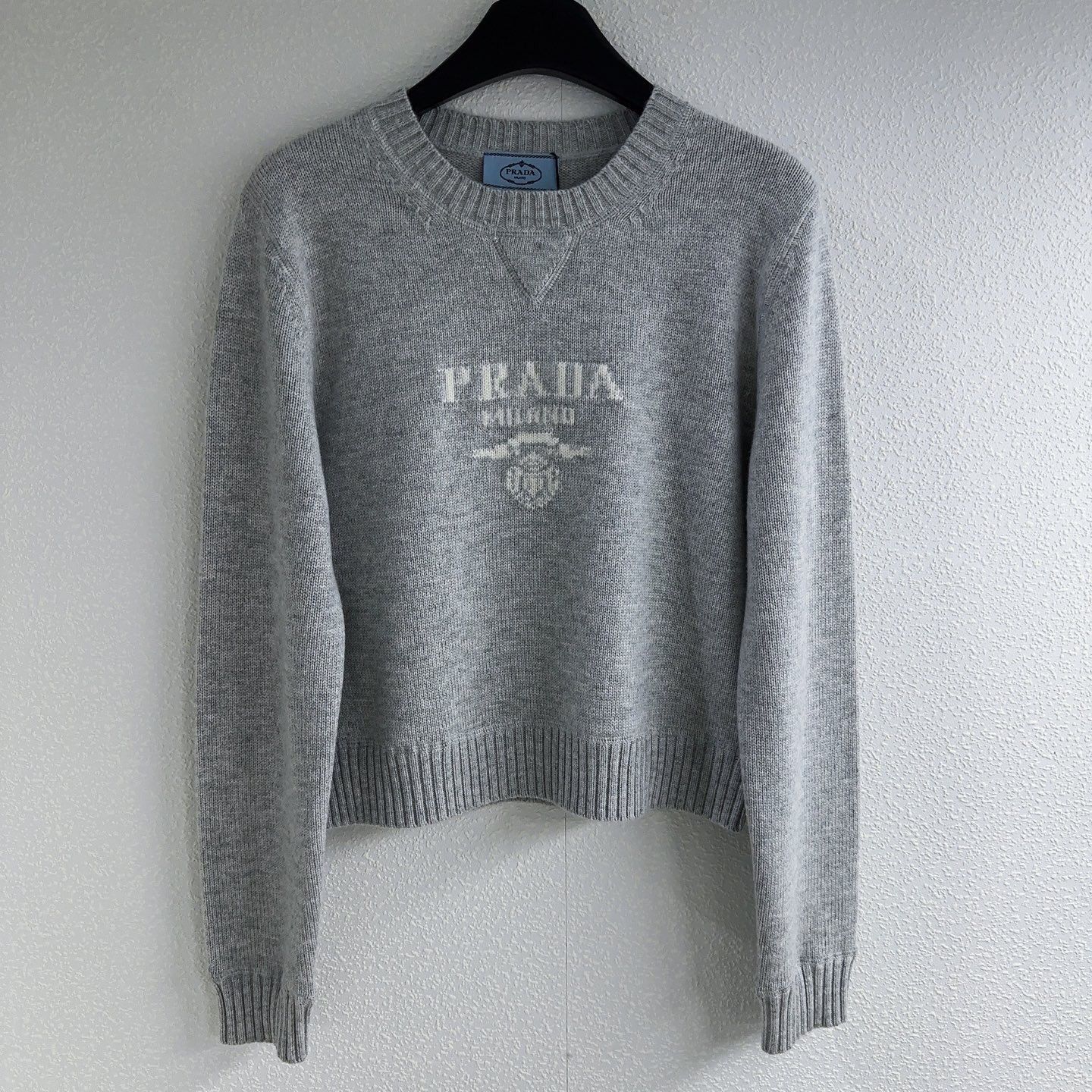 Prada Ladies Knit Sweats Grey