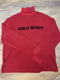 Vintage Polo Sport Turtle Neck Long Sleeve Shirt  