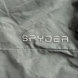 Spyder Youth Superlite Jacket M 10/12 Blue Fleece Lined Hooded Lightweight