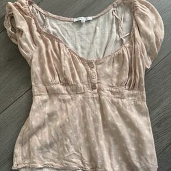 Light pink baby doll top