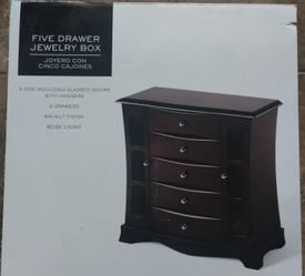 5 drawer jewelry box
